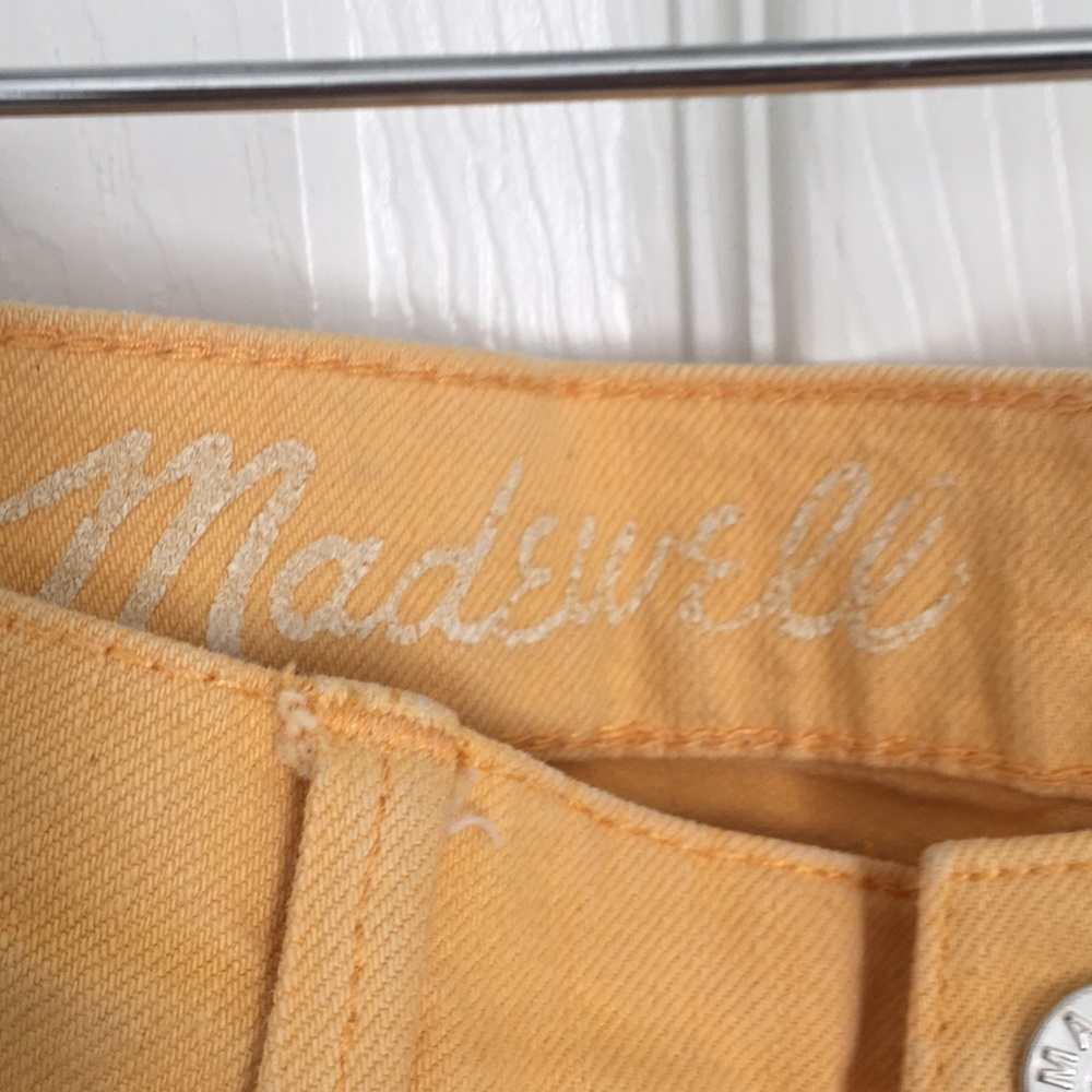 Madewell Skinny Skinny Ankle Yellow Gold Jeans 28 - Picture 9 of 12